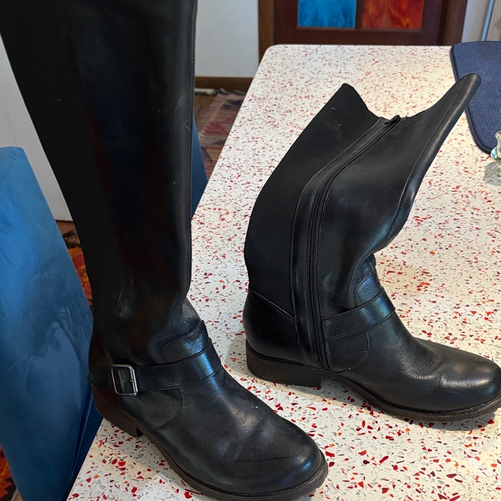 Elegant Black Over the Knee Women's Boots